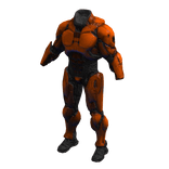 Cyborg Enforcement Mech - Orange