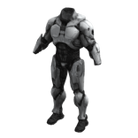 Cyborg Enforcement Mech - White