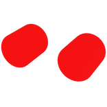 Cylindrical Glowing Eyes (Red)