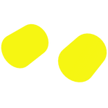 Cylindrical Glowing Eyes (Yellow)