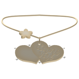 ︵ d & v gold necklace ❀ ˚ .