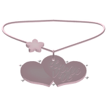 ︵ d & v pink necklace ❀ ˚ .