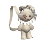 Dabee the Bunny Backpack (Cream)