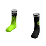 Daeye - Black and Green Socks