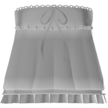 dainty gothic dollita lace ruffle dress white