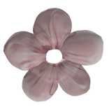 ✿ dainty pink flower scrunchie 