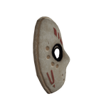 damaged hockey mask (circa 2010)