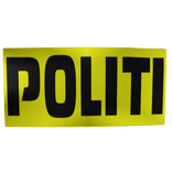 Danish POLITI Vest Patches