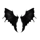 Dark angel wings