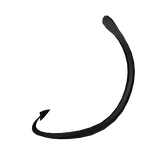 Dark Black Demon Tail
