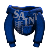 Dark blue saint Female hoodie