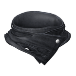 Dark Blue Torn Neck Warmer