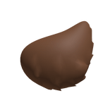Dark Brown Bunny Tail