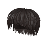 🐻Dark Brown Messy Wavy Punk Mod Cut Hair🐻