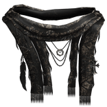 Dark Camo Layered Esoteric Neck Scarf