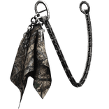 Dark Camo Pocket Handkerchief Waist Belt Keychain