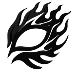 Dark Flame Eye Sticker