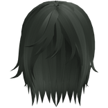 Dark Green Emo Long Messy Vkei Boy Hair
