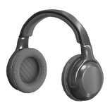 dark grey headphones