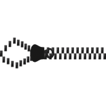 Dark Grey Mouth Zipper