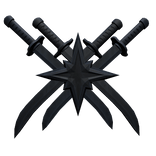 Dark Ninja Star Swords