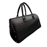 dark - pink travel handbag - le codex