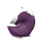 Dark Purple Curly Kemono Puppy Tail