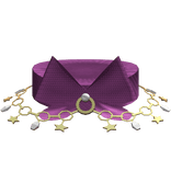 Dark Purple Star Necklace w/ Bows