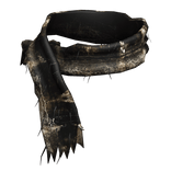 Dark Ratty Grunge Neck Scarf