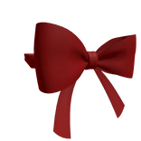 Dark Red Arm Bow (Left)