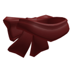 Dark Red Bow Scarf