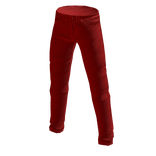 Dark Red Classic Jeans