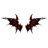 Dark Red Dragon Wings