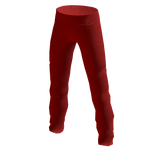 Dark Red Elegant Dress Pants