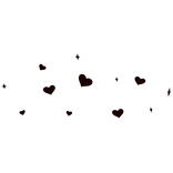 Dark Red Heart and Star Aura
