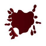 Dark Red Paint Splatter