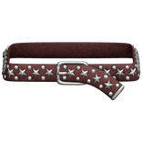 Dark Red Punk Belt 3.0