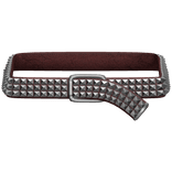 Dark Red Spiked Belt 3.0