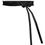 Dark Ruffled Choker (Black)