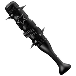 Dark Spikey Y2K Baseball Bat