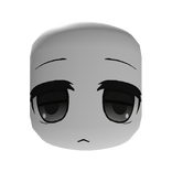 Dark Tired Emotionless Eyes - White