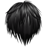 dark white grey emo scene messy vkei hair