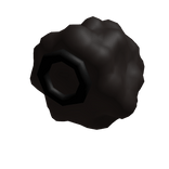 Darkest brown fluffy ponytail