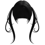 ♡ darling wistful gothic pigtails in black