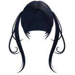 ♡ darling wistful gothic pigtails in blue