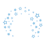 ♡ Dazzling Stars Aura Blue ♡