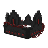 [⌛] Deadly Dark Goth Chained 8-Bit Crown [ADD-ON]
