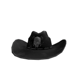 Death Black Cowboy Hat