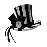 decadence ; white lament mini top hat