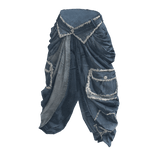 Deconstructed Folded Jeans